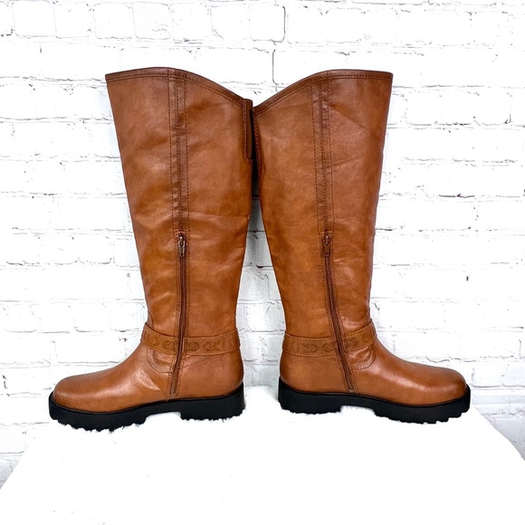 🚫SOLD! •NIB🤩|•ZODIAC•| Solana' Big Heavy Rubber Tread Knee High Vegan Boots - Picture 10 of 16